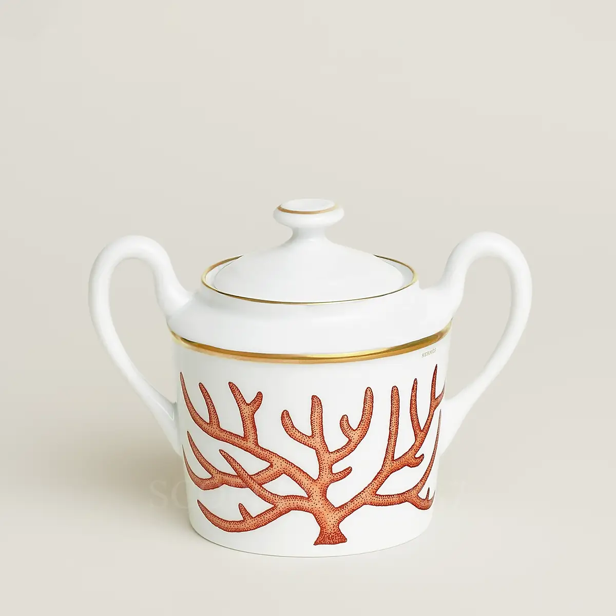 hermès natures marines sugar bowl