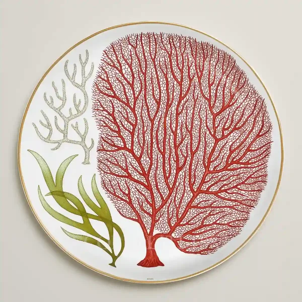 hermès natures marines tart platter