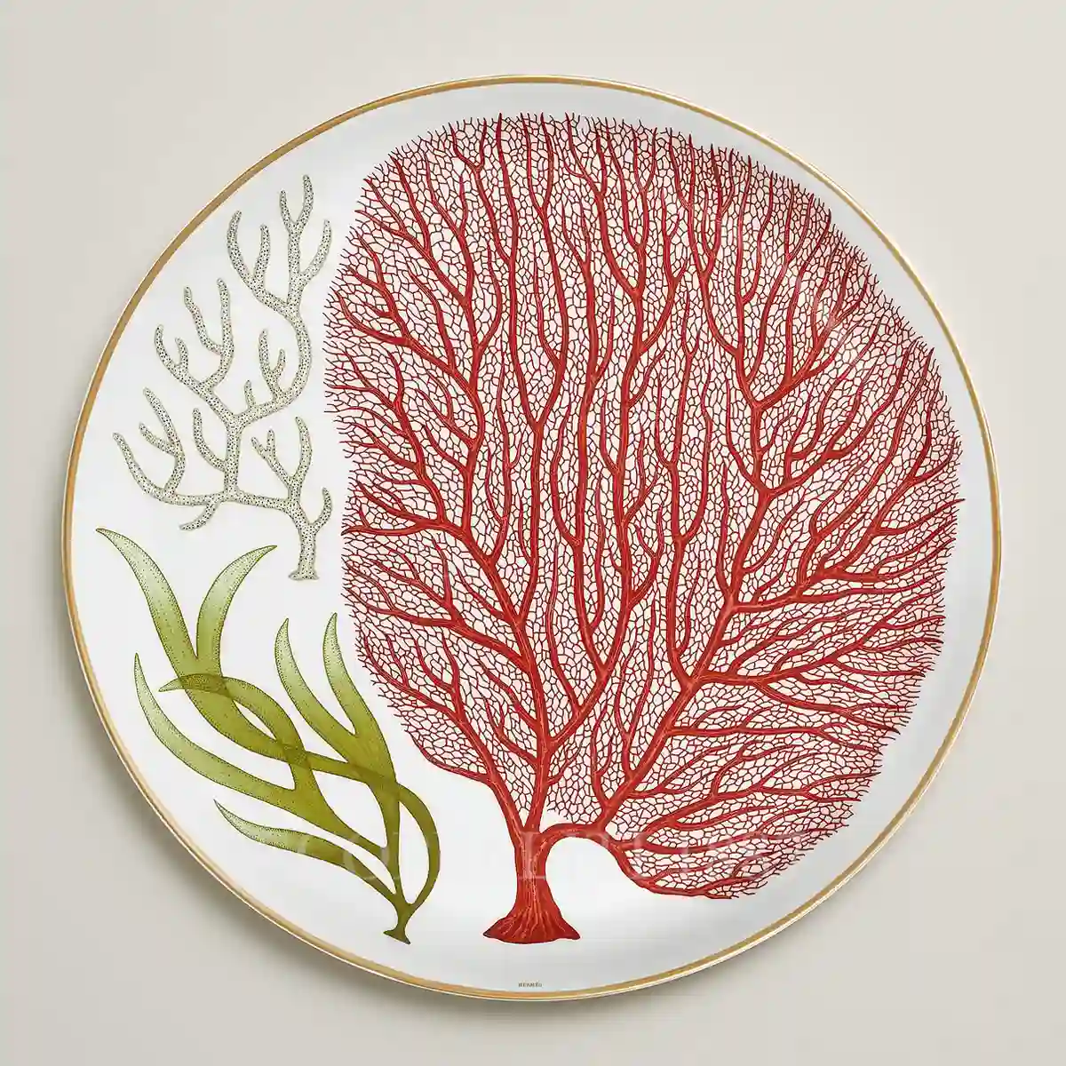 hermès natures marines tart platter