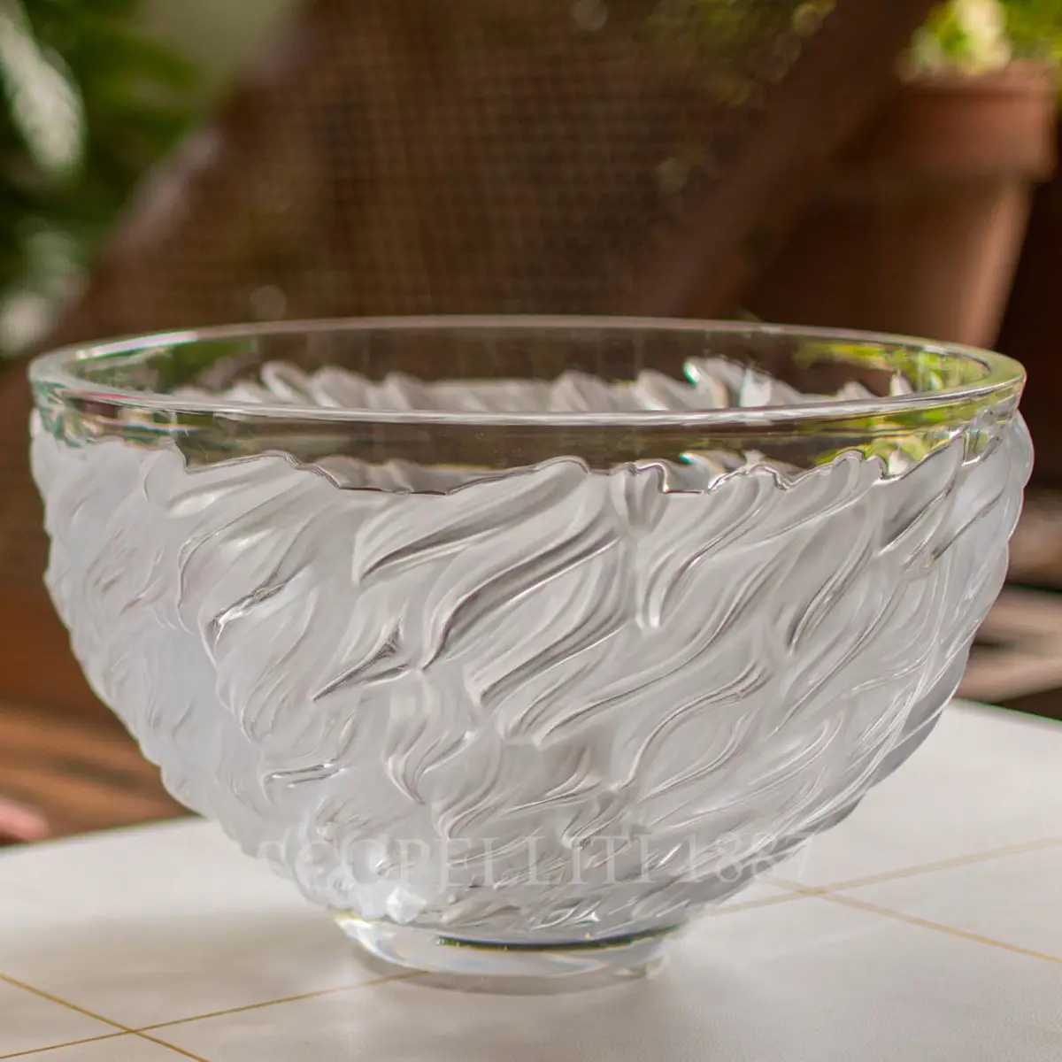 lalique fourrure bowl