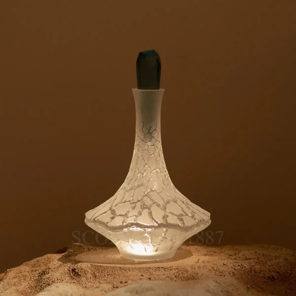 lalique caldera decanter crystal