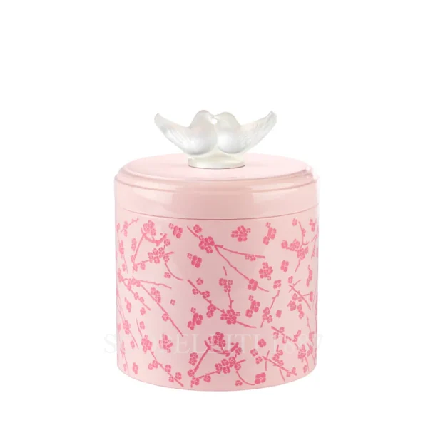 lalique fleurs de cerisier box clear crystal