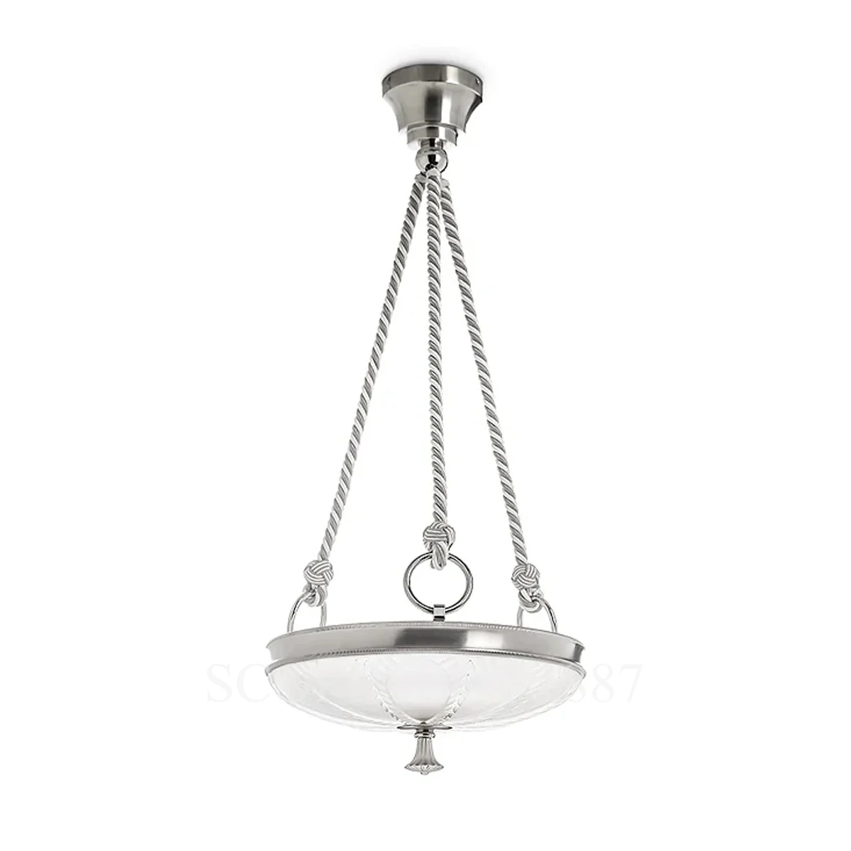 lalique ginkgo ceiling lamp small