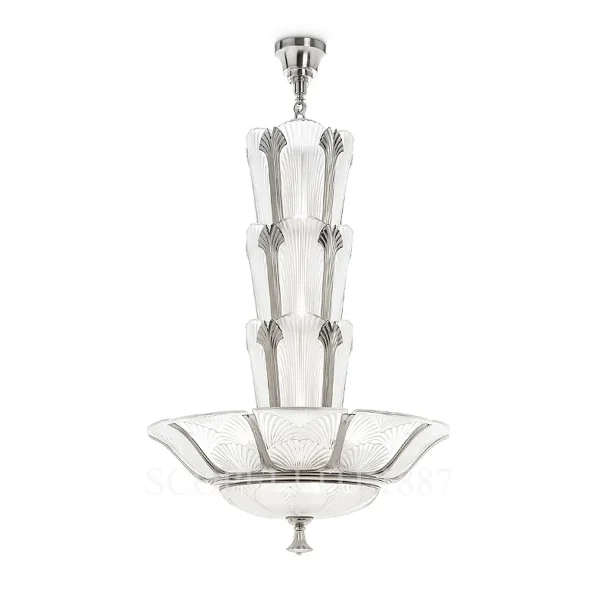 lalique ginkgo chandelier