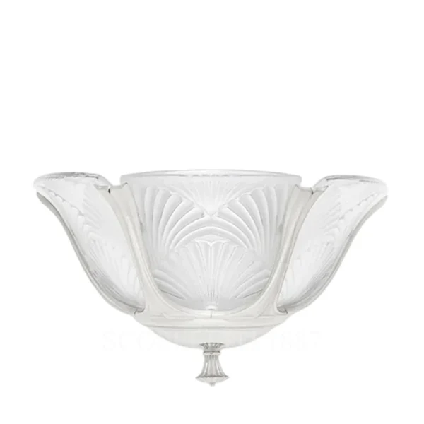 lalique ginkgo medium wall sconce