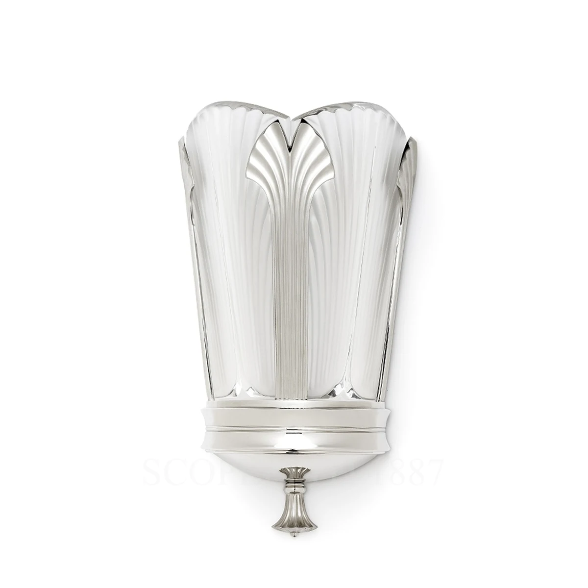 lalique ginkgo small wall sconce