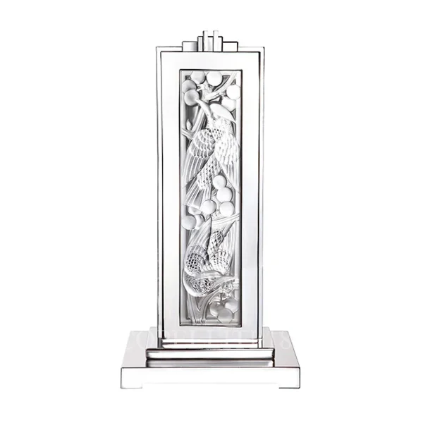lalique merles et raisins lamp clear crystal