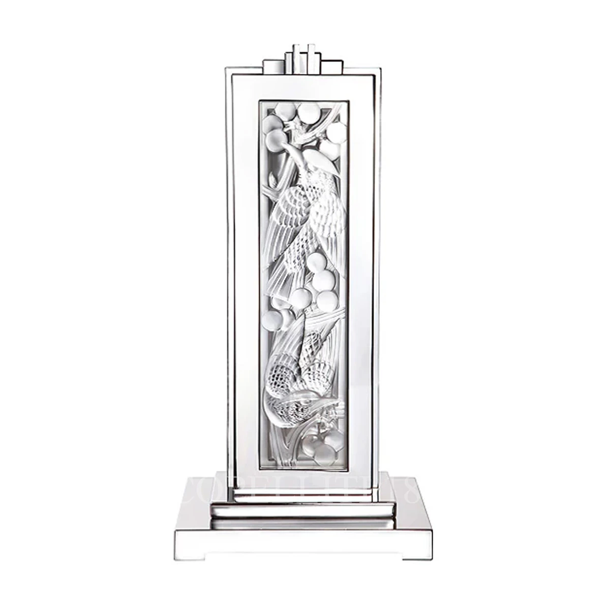 lalique merles et raisins lamp clear crystal