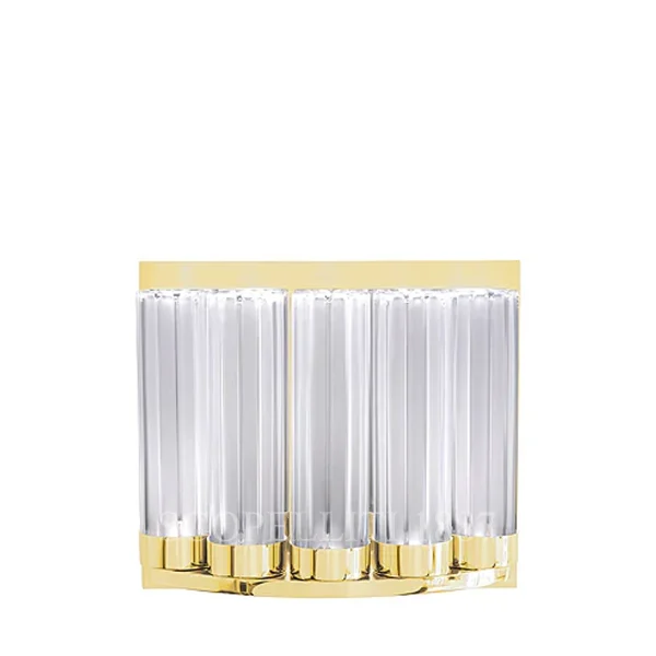 lalique orgue large wall sconce gilded
