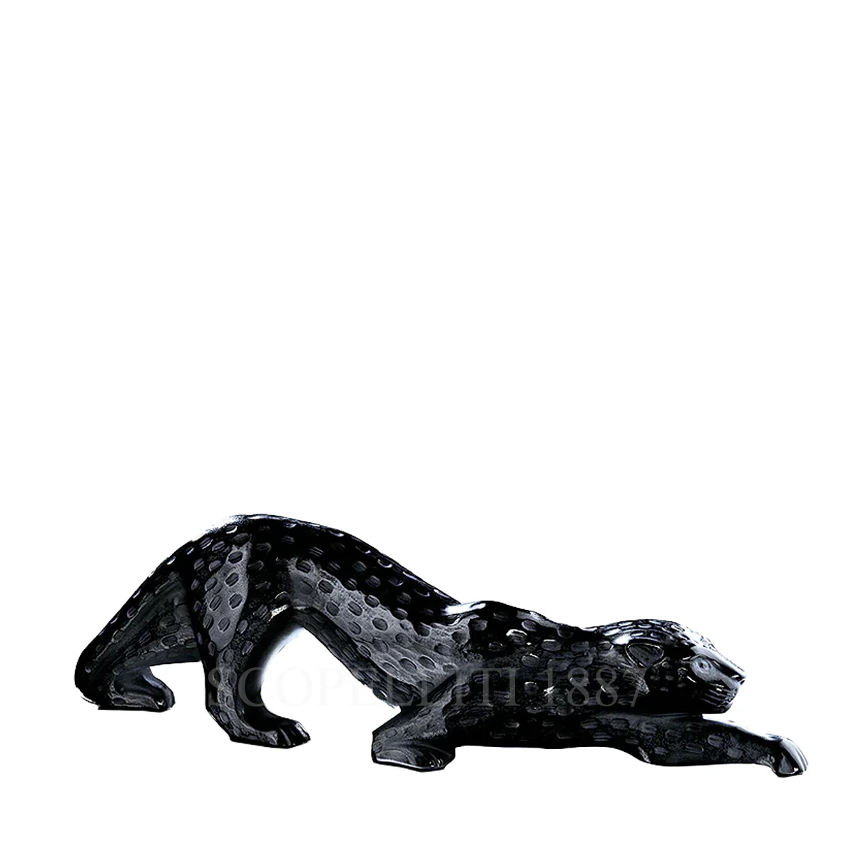 lalique zeila panther sculpture black