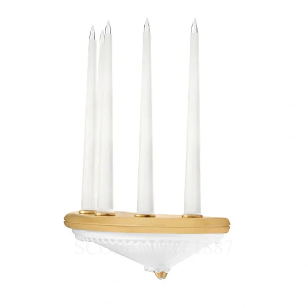 lalique perles gilded five elements wall sconce