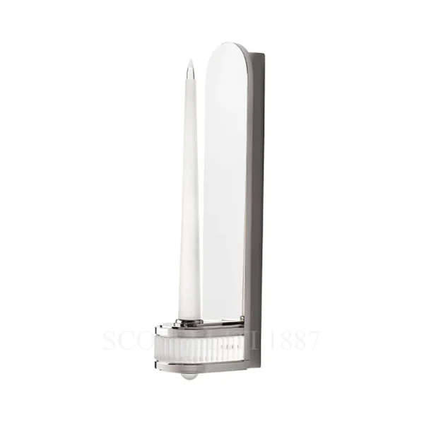 lalique perles nickel wall sconce