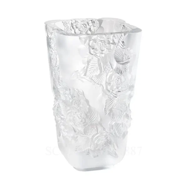 lalique pivoines large vase