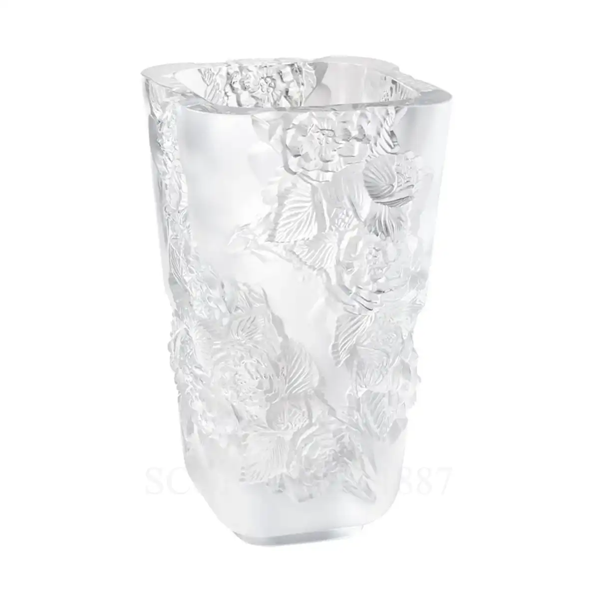 lalique pivoines large vase