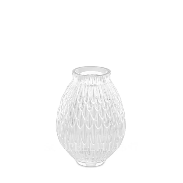 lalique vase plumes small