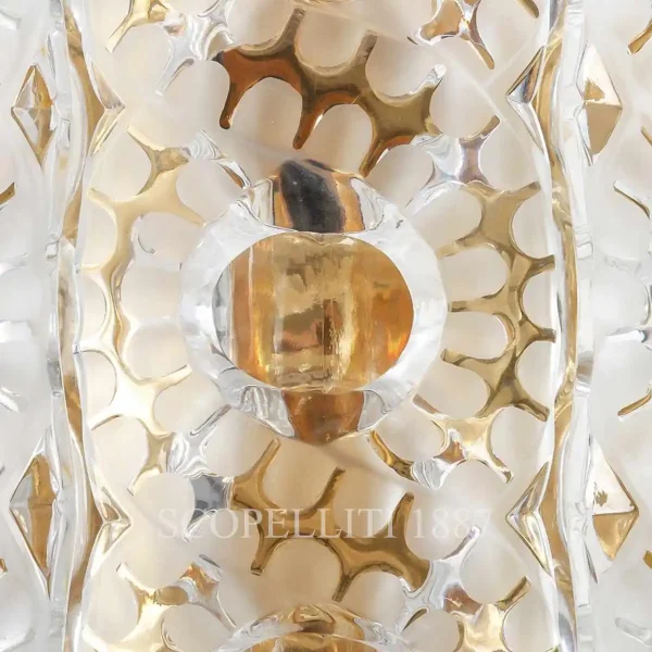lalique seville wall sconce gilded