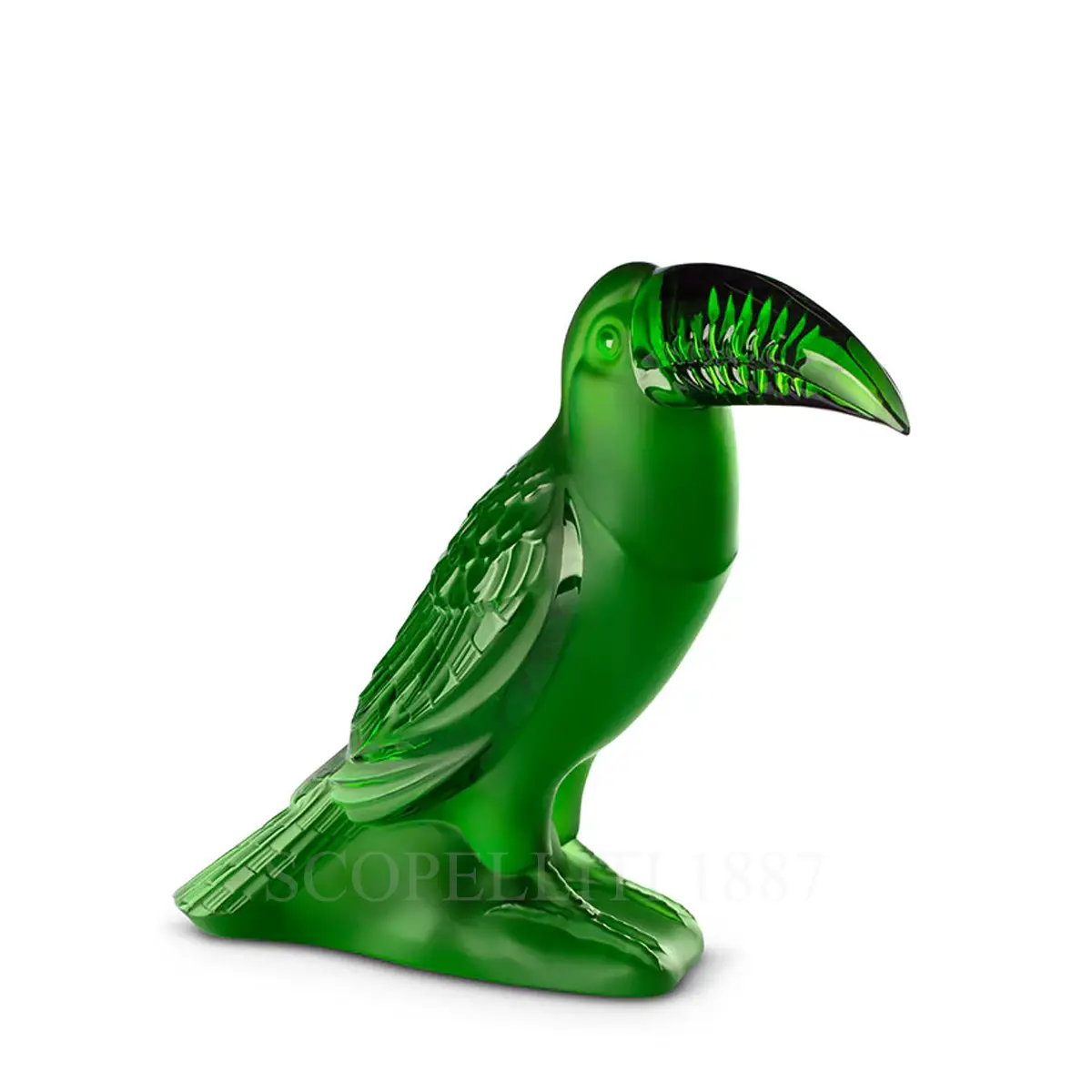lalique toucan sculpture amazon green