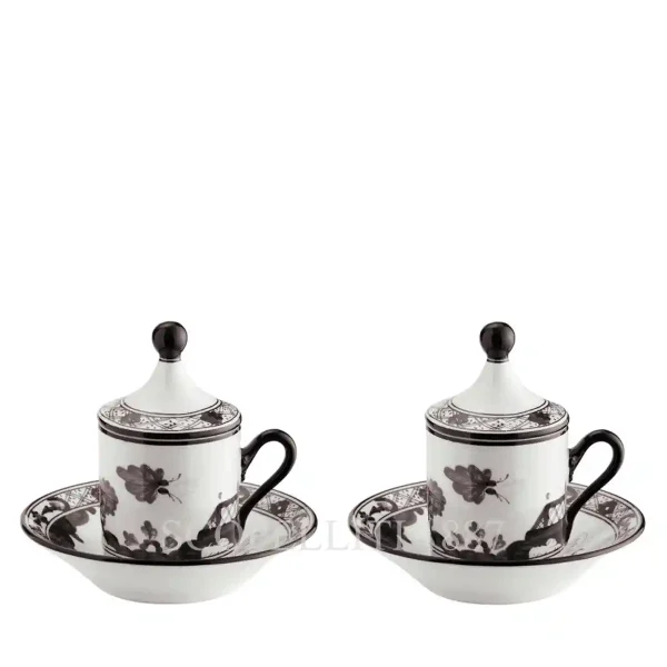 ginori 1735 oriente italiano albus coffee set for 2
