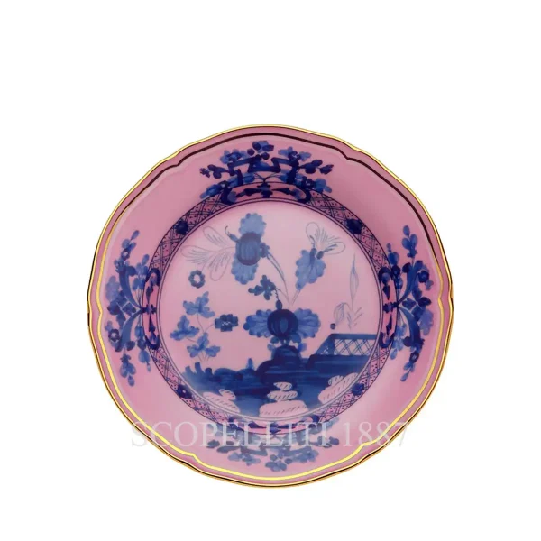 ginori 1735 bread plate oriente italiano azalea