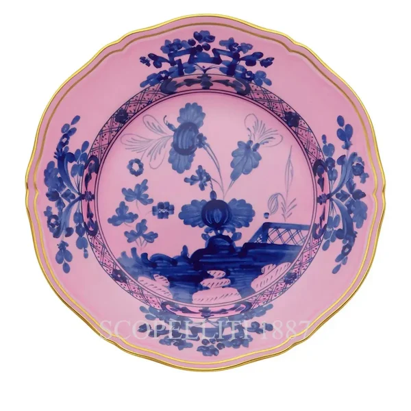 ginori 1735 charger plate oriente italiano azalea