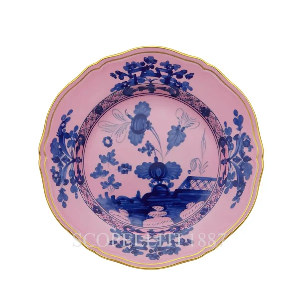 ginori 1735 dessert plate oriente italiano azalea