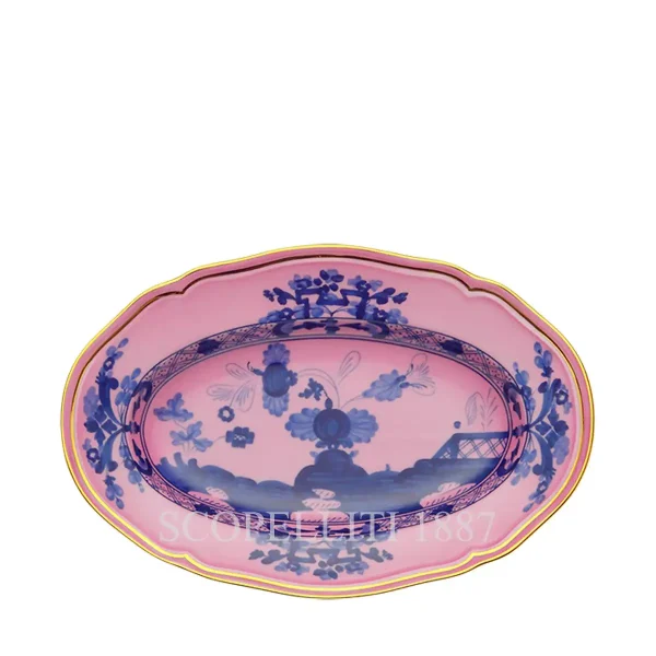 ginori 1735 pickle dish oriente italiano azalea