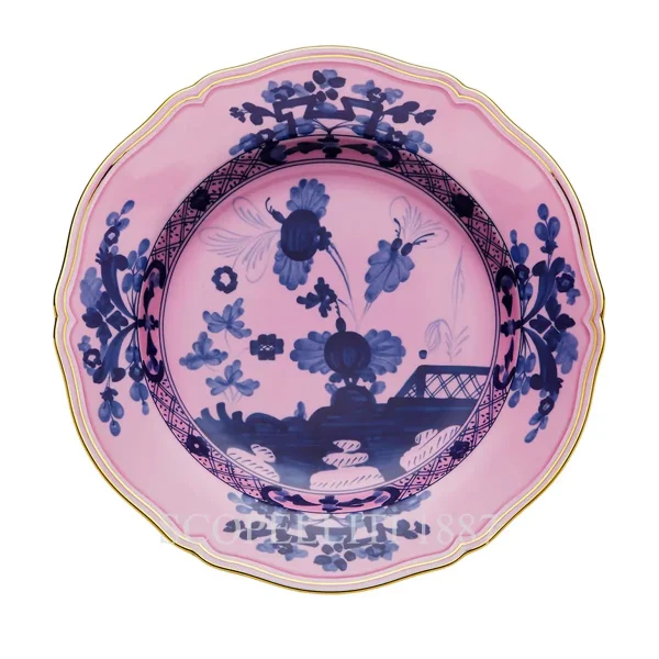 ginori 1735 soup plate oriente italiano azalea