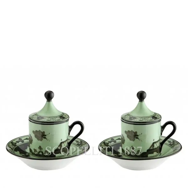 ginori 1735 téte a téte coffee set oriente italiano bario