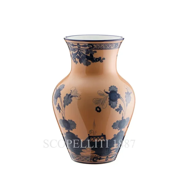 ginori 1735 large ming vase oriente italiano cipria