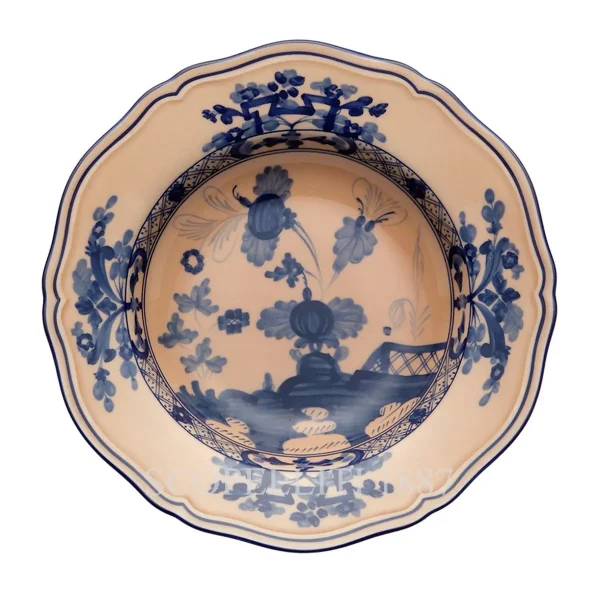 ginori 1735 soup plate oriente italiano cipria