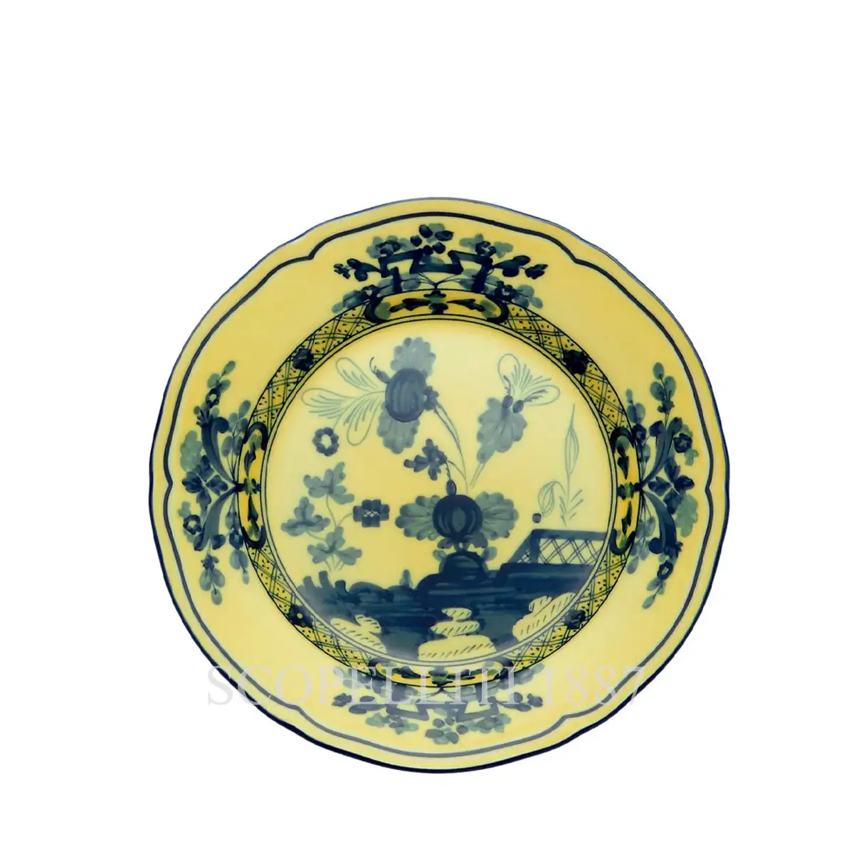 ginori 1735 bread plate oriente italiano citrino