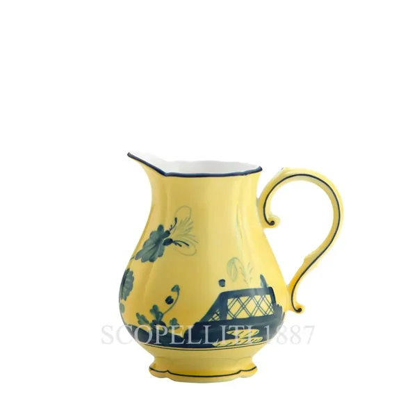 ginori 1735 milk jug oriente italiano citrino