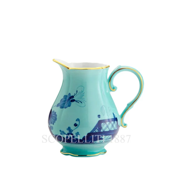 ginori 1735 milk jug oriente italiano iris