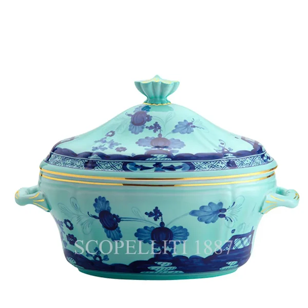 ginori 1735 tureen with cover oriente italiano iris