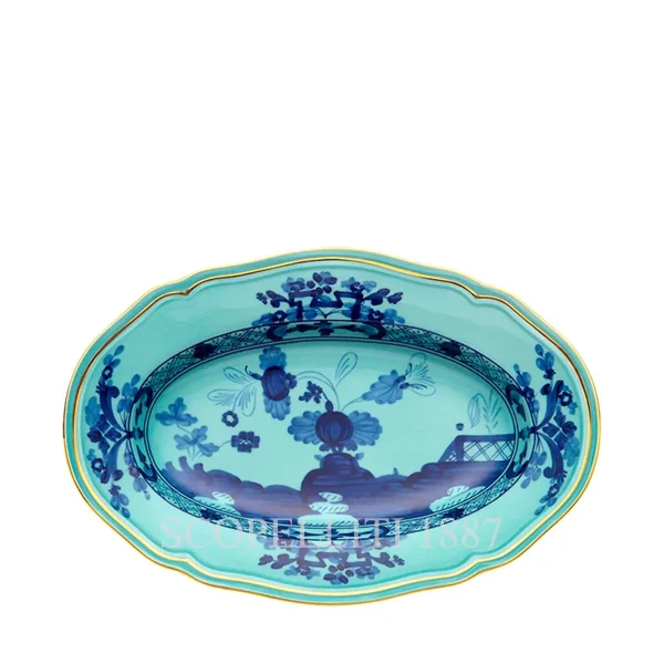 ginori 1735 pickle dish oriente italiano iris