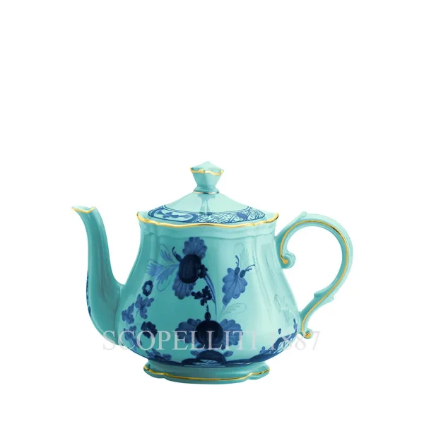 ginori 1735 teapot oriente italiano iris