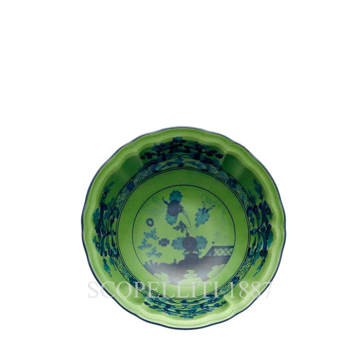 ginori 1735 fruit bowl oriente italiano malachite