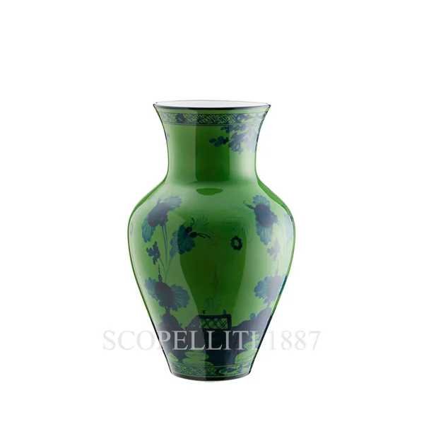 ginori 1735 small ming vase oriente italiano malachite