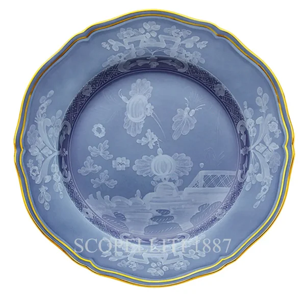 ginori 1735 charger plate oriente italiano pervinca