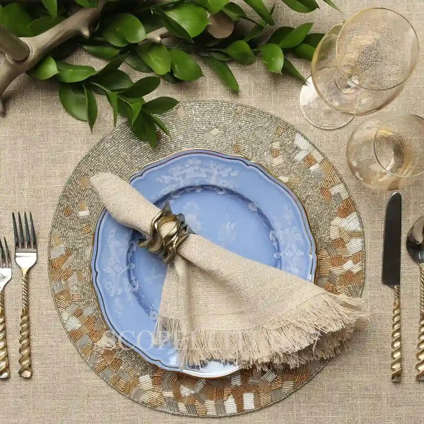 oriente italiano pervinca dessert plate