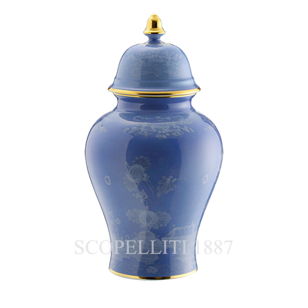 ginori 1735 oriente italiano pervinca potiche vase