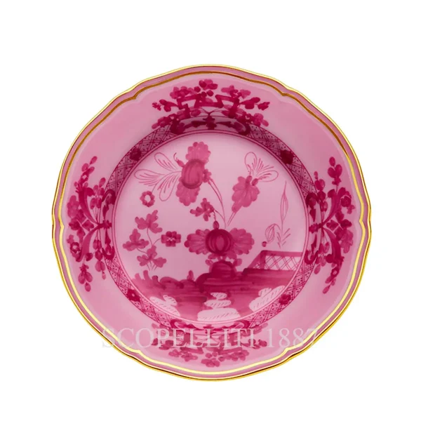 ginori 1735 dessert plate oriente italiano porpora