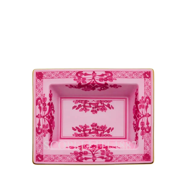 ginori 1735 rectangular vide poche oriente italiano porpora