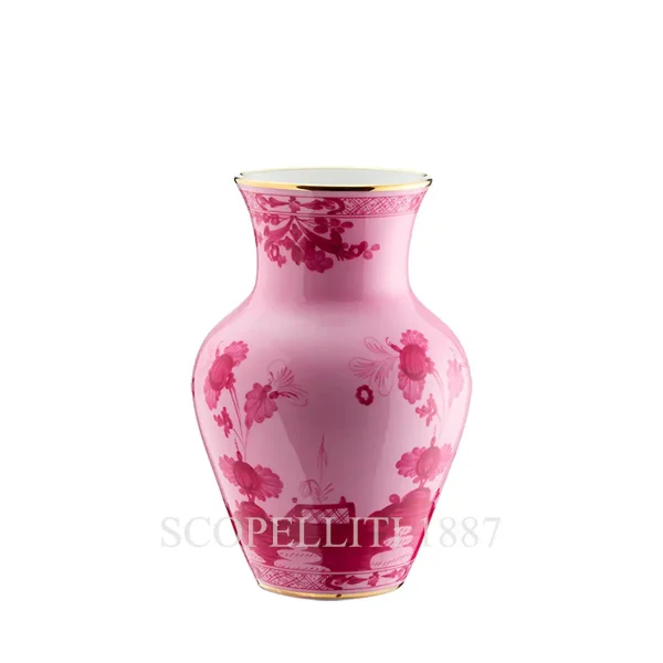 ginori 1735 ming vase small oriente italiano porpora