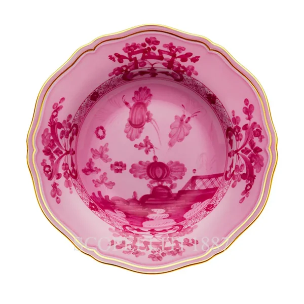 ginori 1735 soup plate oriente italiano porpora