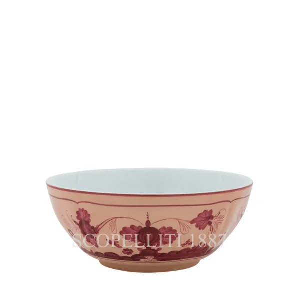 ginori 1735 bowl oriente italiano vermiglio