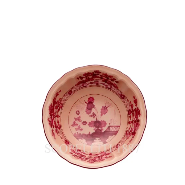 ginori 1735 fruit bowl oriente italiano vermiglio