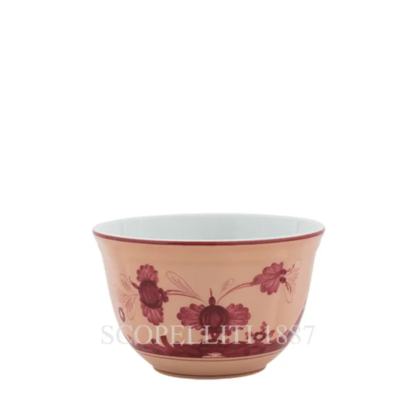 ginori 1735 rice bowl oriente italiano vermiglio