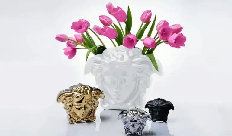 versace porcelain vase collection