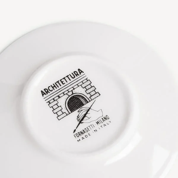 fornasetti coffee saucer architettura set